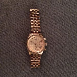 Michael Kors rose gold watch